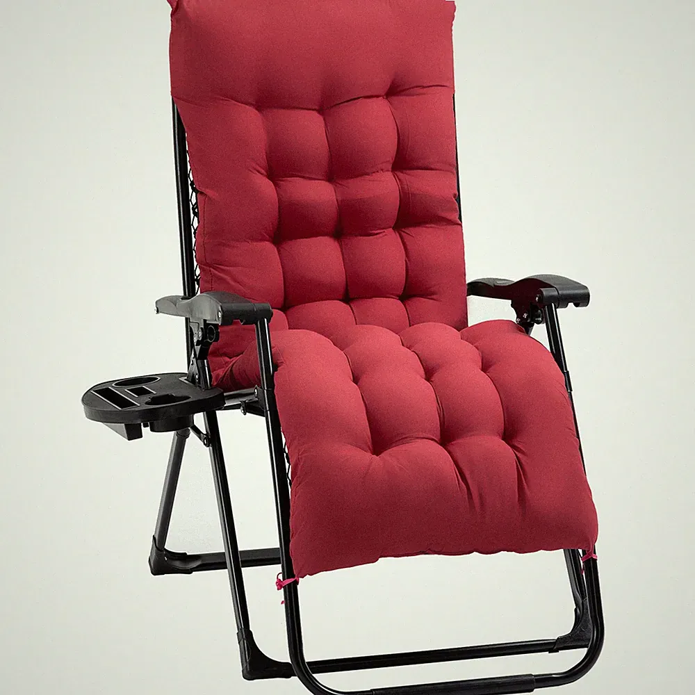 Zero Gravity Chair, Folding Reclining Lounge Chair with Padded Cushion