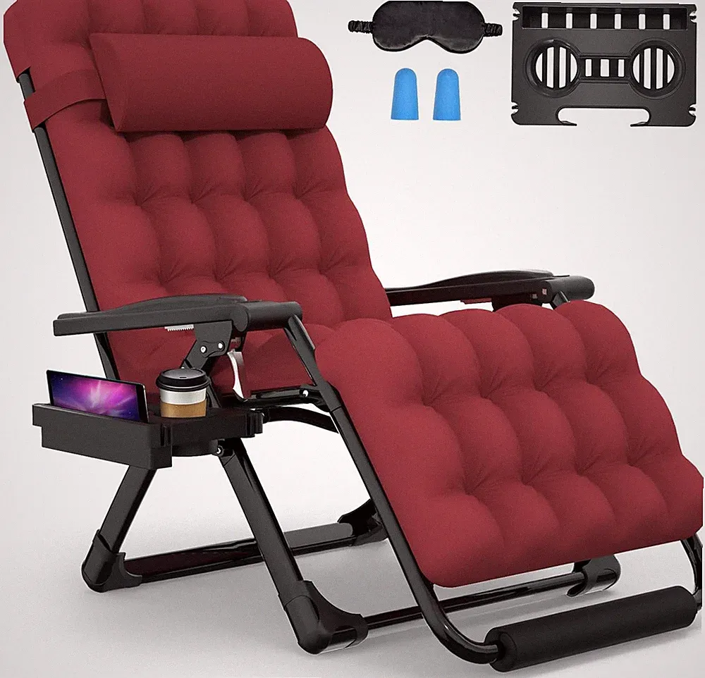 Zero Gravity Chairs Oversized Foldable Lounge Recliner Choose Your Color Size